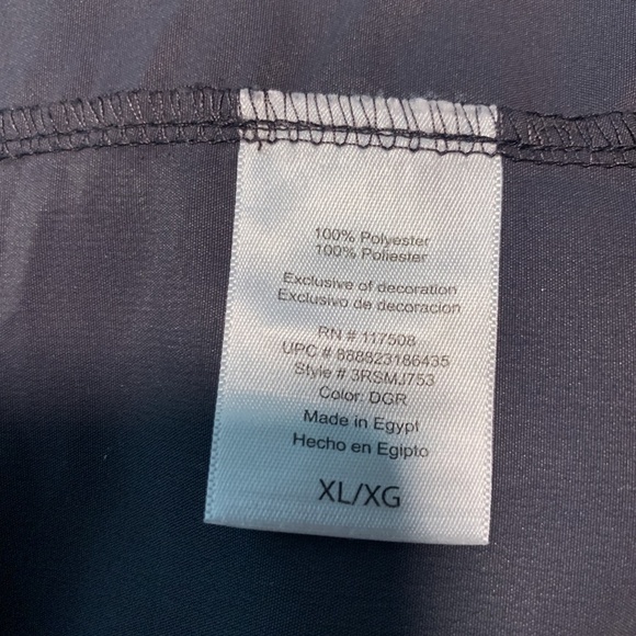 Reebok Grey Lightweight Men's Windbreaker Jacket (XL) - Picture 7 of 8